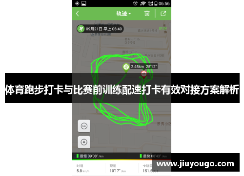 体育跑步打卡与比赛前训练配速打卡有效对接方案解析